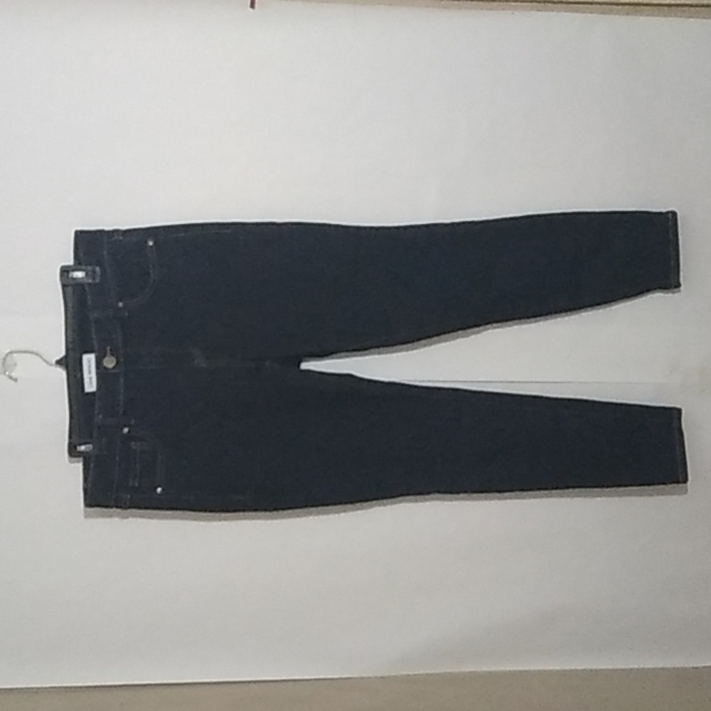 Lane Bryant Classic Skinny Jeans - Dark Blue Stretch Denim